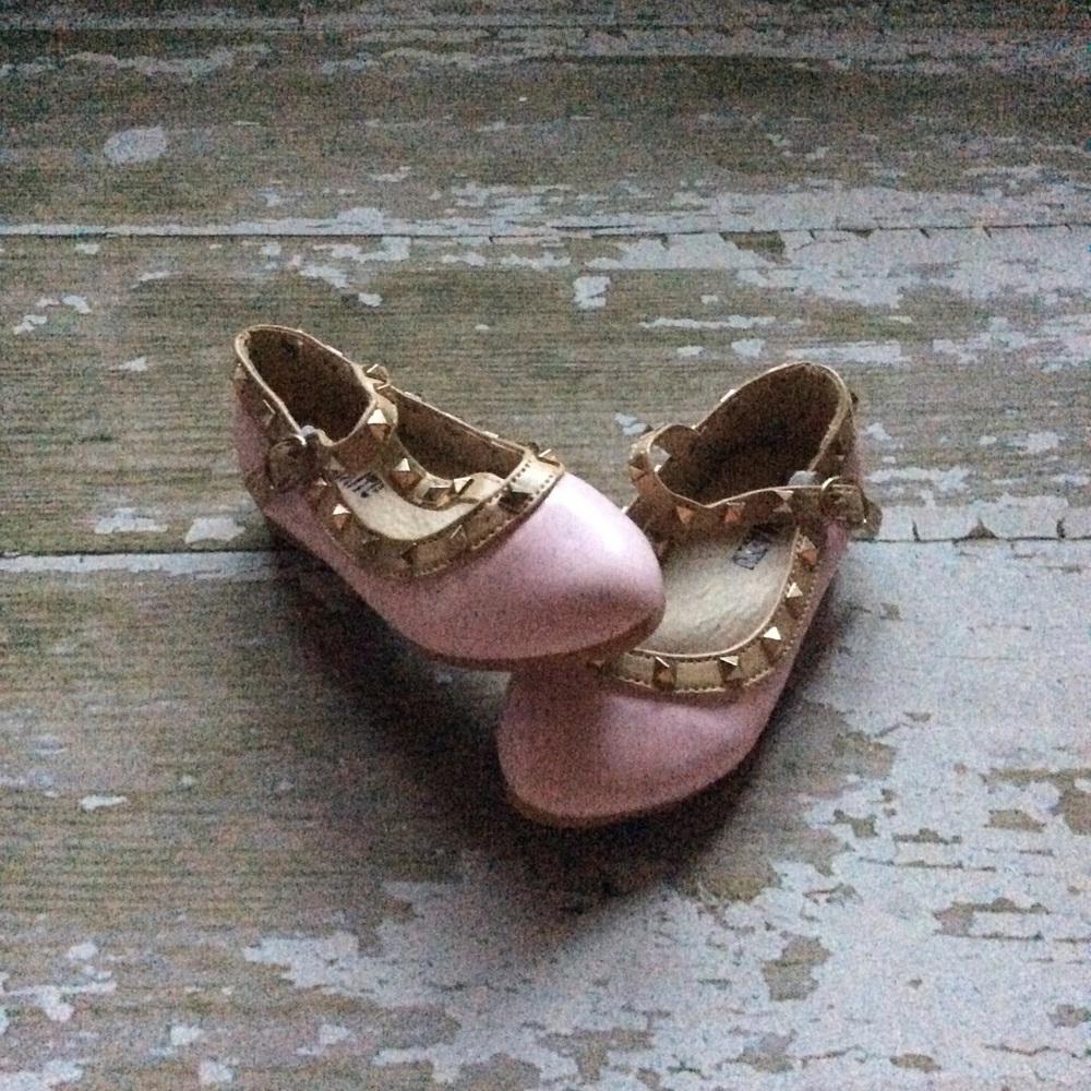 Maimaitu Pink & Gold Flats